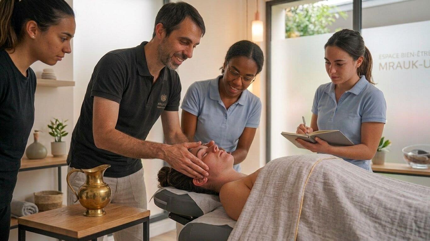 Pratique guidée — geste et accompagnement formateur / stagiaire